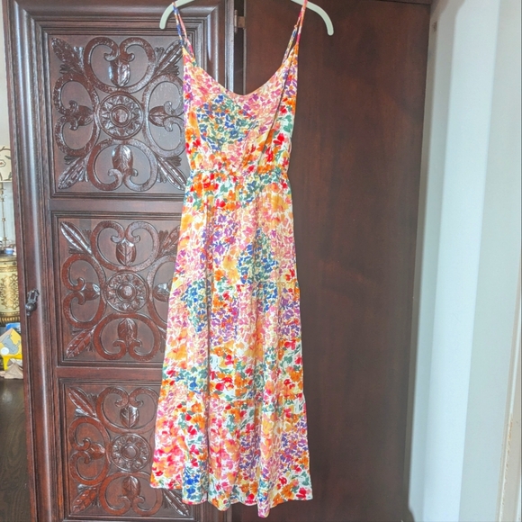 Gilli Colorful Floral Maxi Dress 1X - Picture 1 of 5